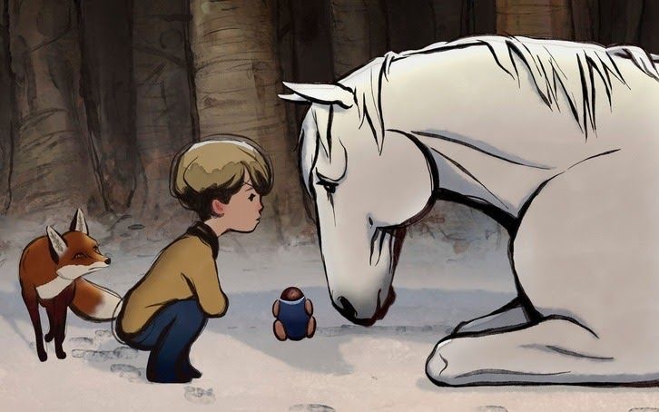 The boy ,the mole ,the fox and the horse-Charlie Mackesy IMG 1687
