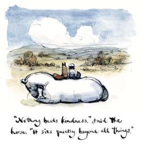 The boy ,the mole ,the fox and the horse-Charlie Mackesy IMG 1689 291x300